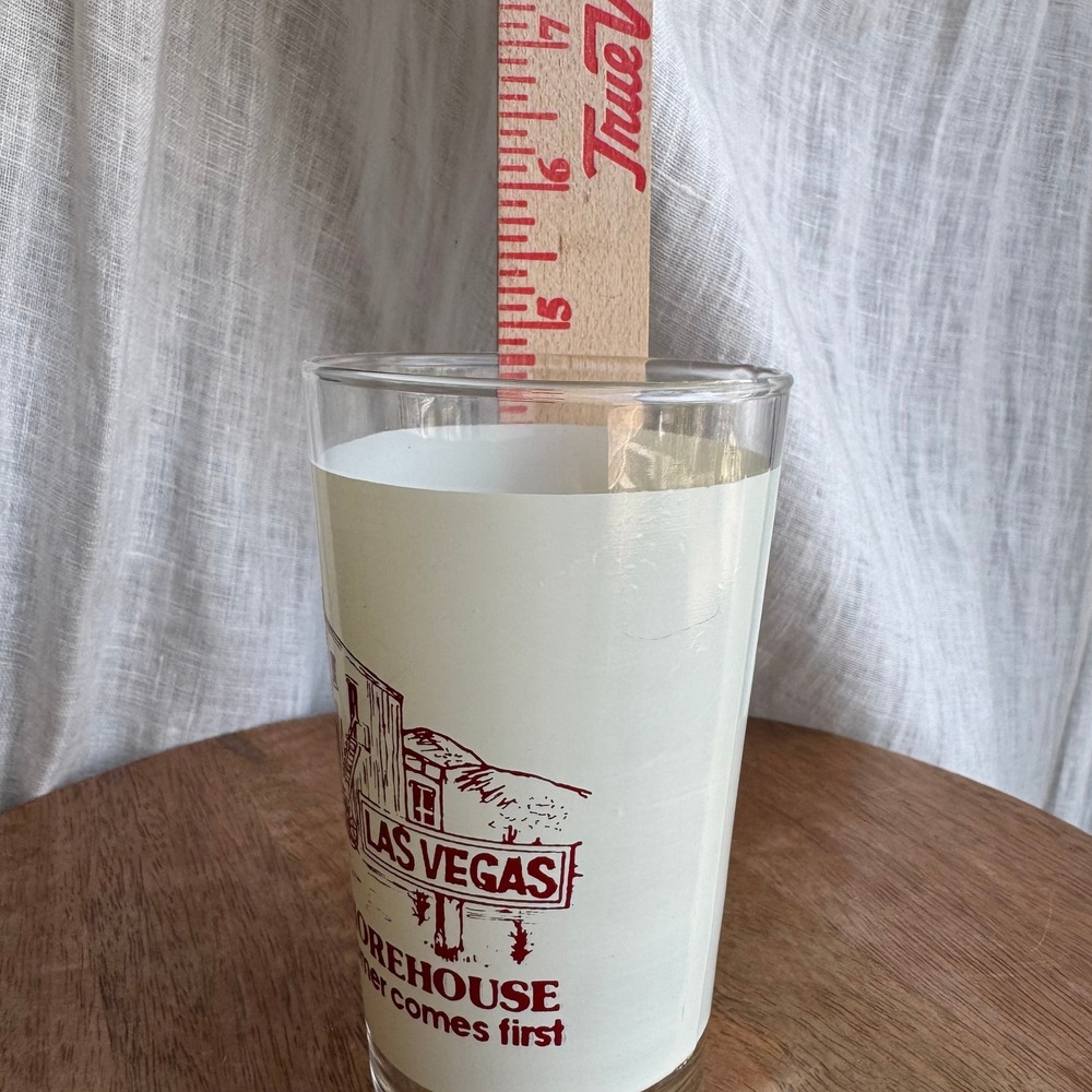 VTG 1976 Mabels Whorehouse Las Vegas Novelty Barware Drinking Juice Glass 5in - Picture 9 of 9